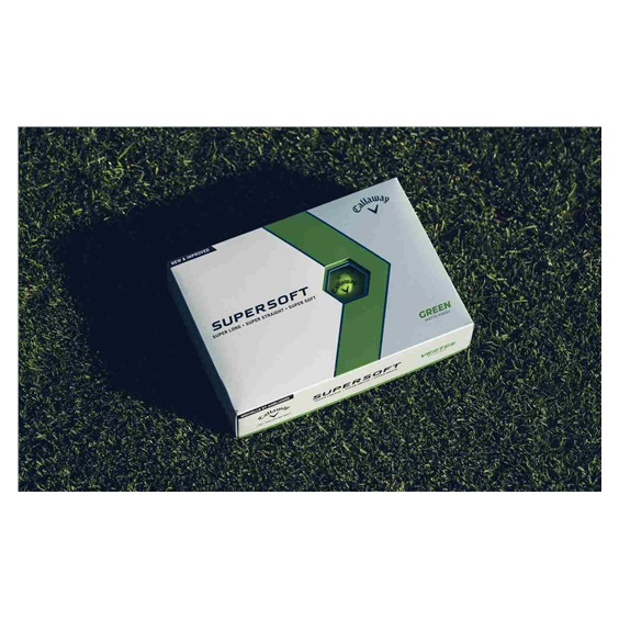 Callaway Supersoft Matte Golfbälle, grün