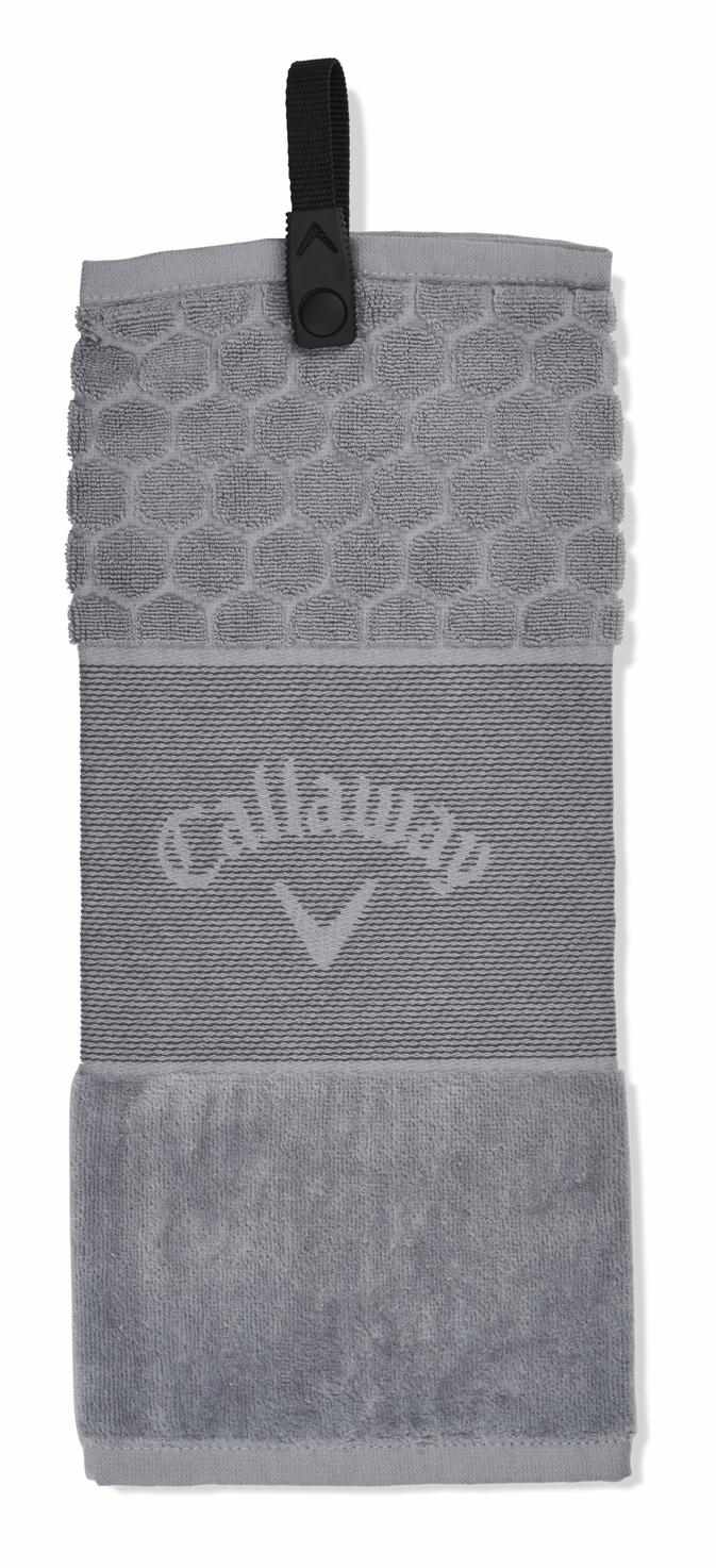 Callaway Tri-Fold Golf Handtuch, grau