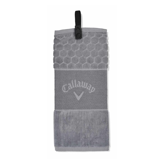 Callaway Tri-Fold Golf Handtuch, grau