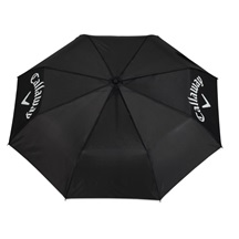 Callaway 43" Single Canopy Collapsible umbrella, black/white
