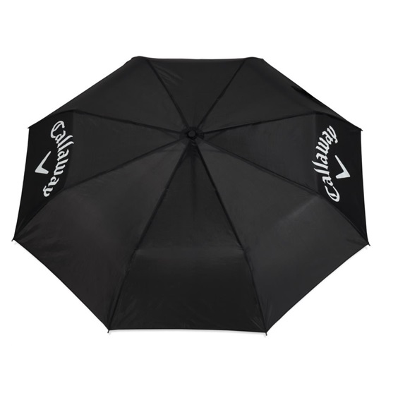 Callaway 43" Single Canopy Collapsible umbrella, black/white