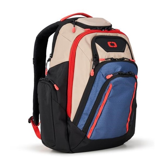 Ogio Gambit Pro Backpack 25L Rucksack, tan/blue/red