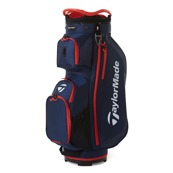 TaylorMade Pro Cartbag, dunkelblau/rot