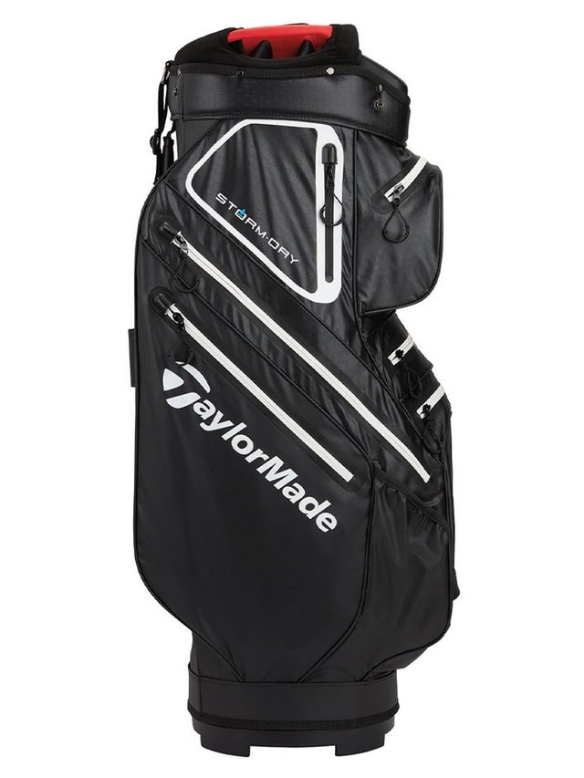 Rot Cart TaylorMade Storm-Dry Waterproof cart bag, schwarz/weiss/rot | Golf ...