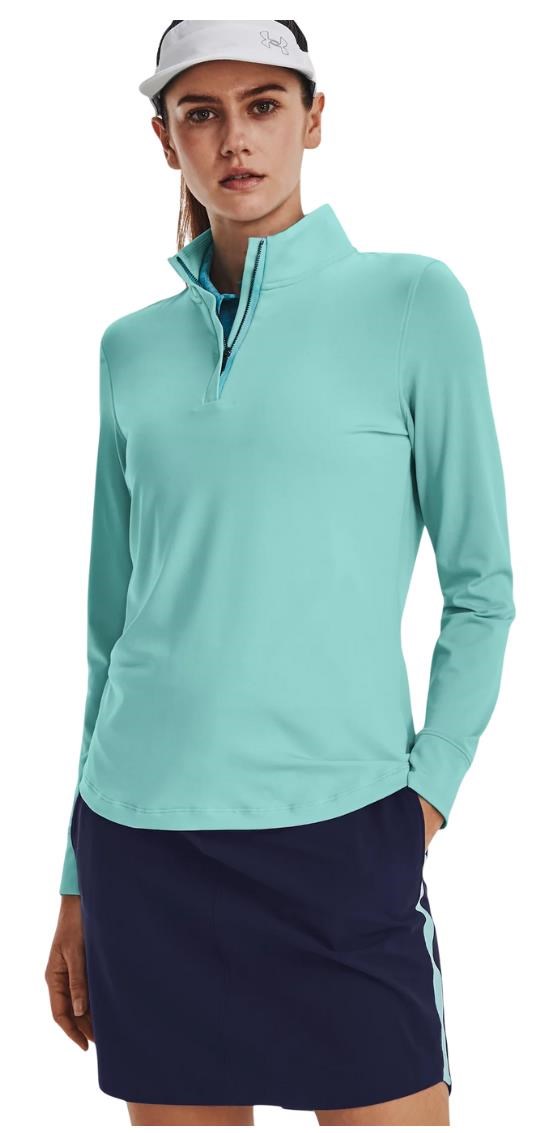Under Armour Playoff 1/4 Zip Damen Sweatshirt, blau