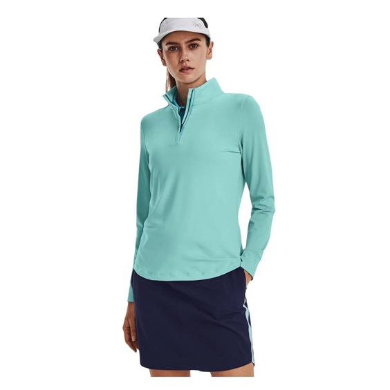 Under Armour Playoff 1/4 Zip Damen Sweatshirt, blau