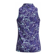 Under Armour Iso-Chill Sleeveless Damen Poloshirt, sonar blue