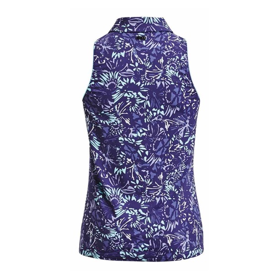 Under Armour Iso-Chill Sleeveless Damen Poloshirt, sonar blue