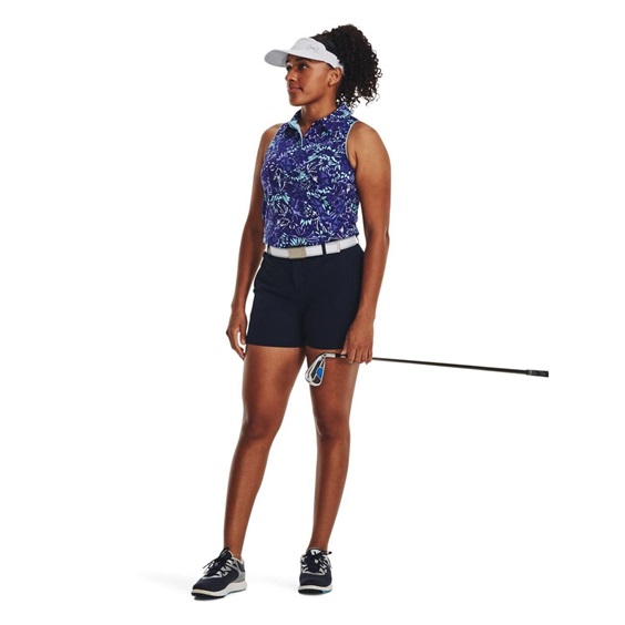 Under Armour Iso-Chill Sleeveless Damen Poloshirt, sonar blue