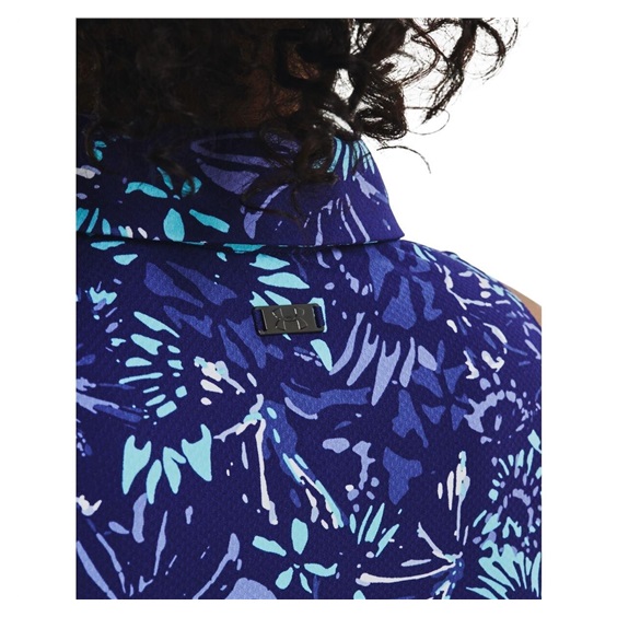 Under Armour Iso-Chill Sleeveless Damen Poloshirt, sonar blue