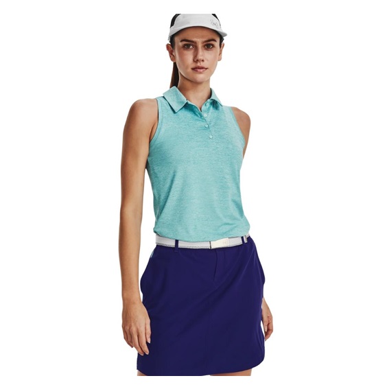 Under Armour Playoff Sleeveless Damen Poloshirt, blau