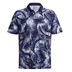 Under Armour Iso-Chill Print Palm Herren Poloshirt, dunkelblau
