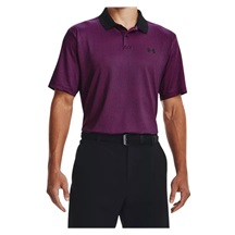 Under Armour Performance 3.0 Printed Herren Poloshirt, schwarz/rosa