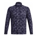 Under Armour Playoff Printed 1/4 Zip Herren Sweatshirt, dunkelblau