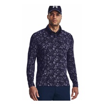 Under Armour Playoff Printed 1/4 Zip Herren Sweatshirt, dunkelblau