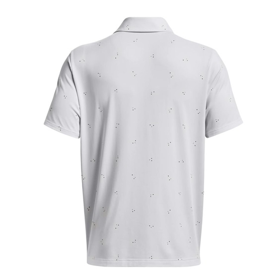 Under Armour Playoff 3.0 Printed Herren Poloshirt, weiss/blau
