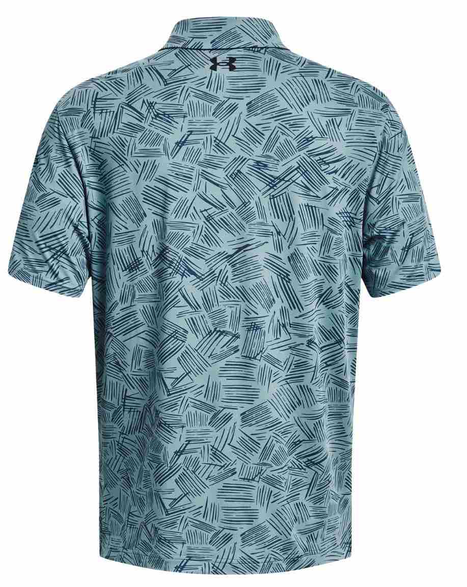 Under Armour Playoff 3.0 Printed Herren Poloshirt, blau