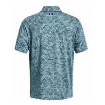 Under Armour Playoff 3.0 Printed Herren Poloshirt, blau