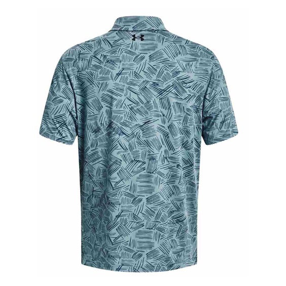 Under Armour Playoff 3.0 Printed Herren Poloshirt, blau
