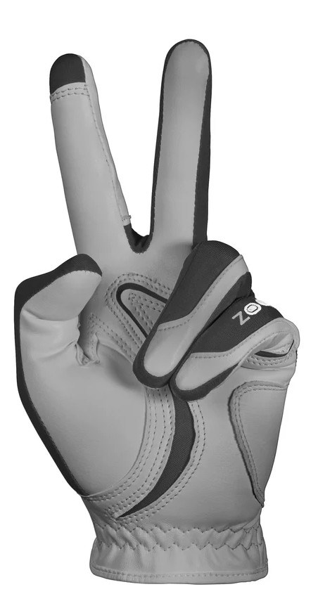 Zoom Hybrid Herren Handschuh, grau
