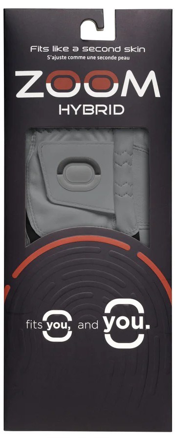 Zoom Hybrid Herren Handschuh, grau