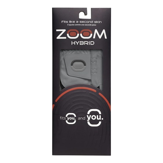 Zoom Hybrid Herren Handschuh, grau