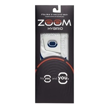 Zoom Hybrid Damen Handschuh, weiss/dunkelblau