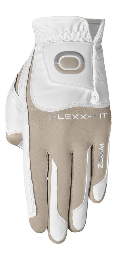 Zoom Hybrid Damen Handschuh, weiss/beige