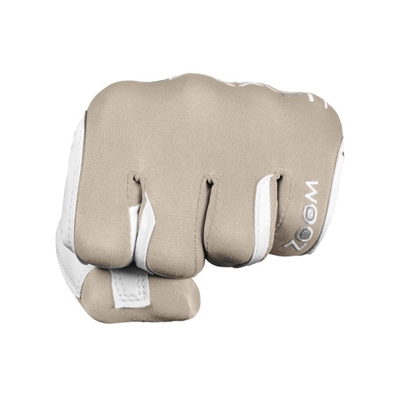Zoom Hybrid Damen Handschuh, weiss/beige