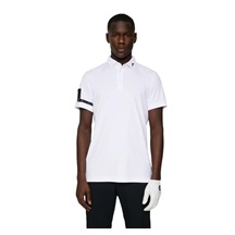 J.Lindeberg Heath Regular Fit Herren Poloshirt, weiss