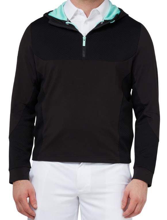 Callaway Mixed Media Technical  Hoodie Herren Sweatshirt, schwarz