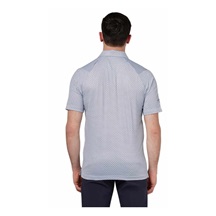 Callaway Trademark Ombre Chev Print Herren Poloshirt, weiss