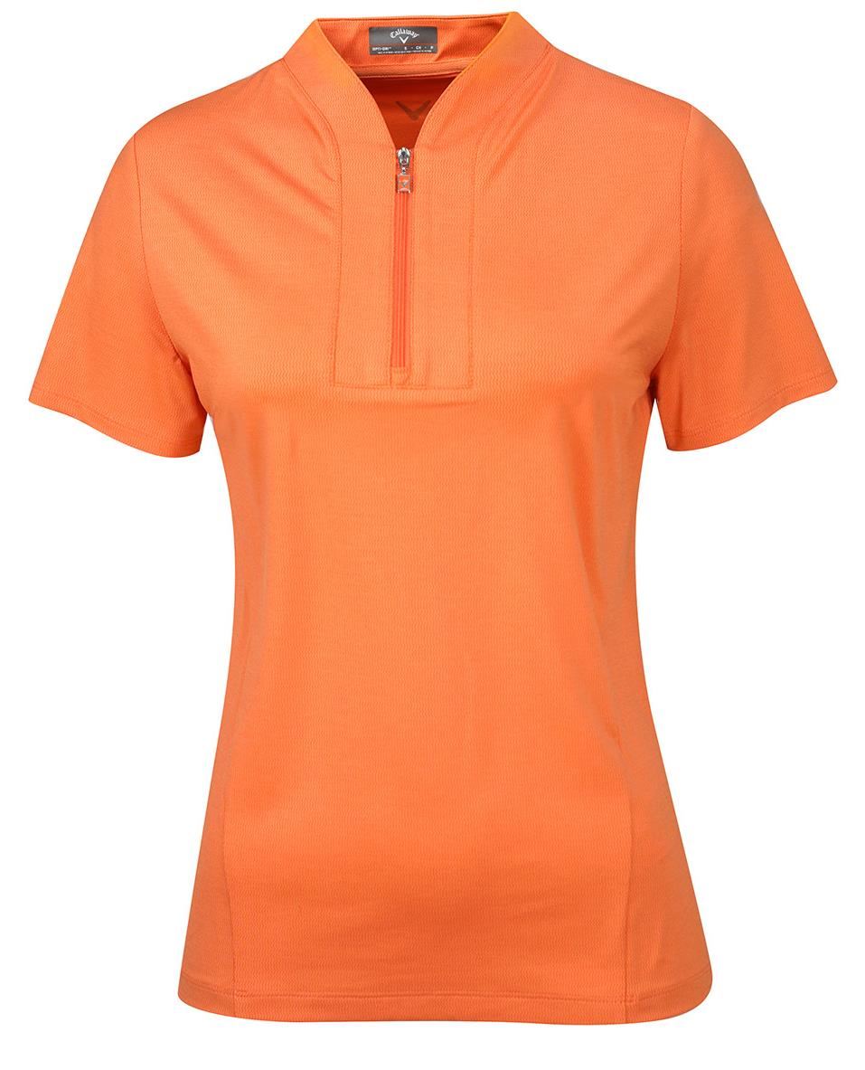 Callaway Tonal Heather Damen Poloshirt, nectarine heather