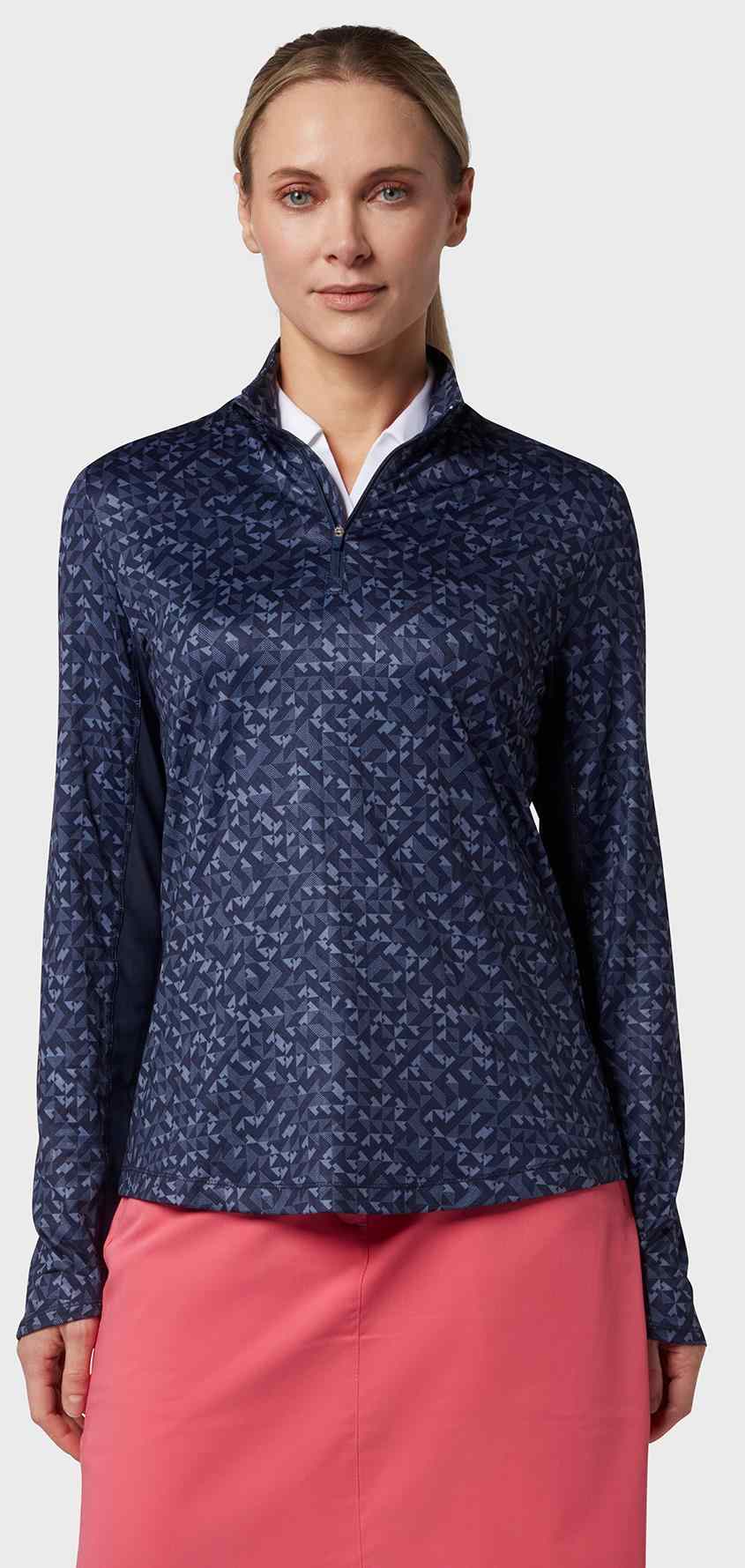 Callaway Shape Shifter Geo Damen Sweatshirt, dunkelblau