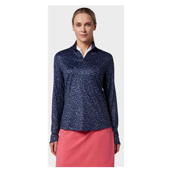 Callaway Shape Shifter Geo Damen Sweatshirt, dunkelblau