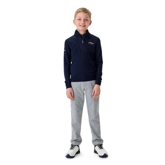 Callaway V-Neck Junior Pullover, dunkelblau