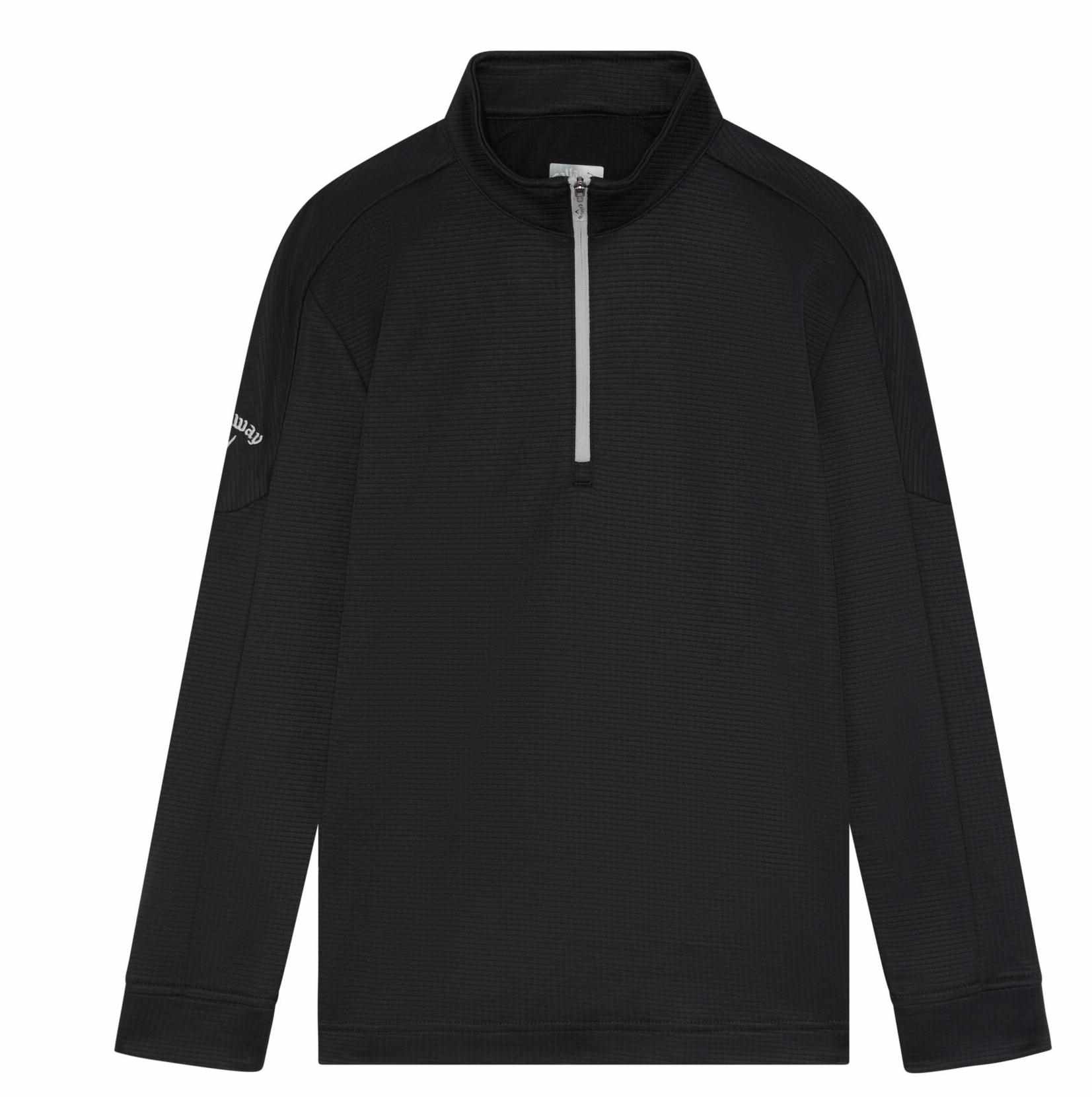 Callaway Waffle Fleece Juniot Sweatshirt, schwarz