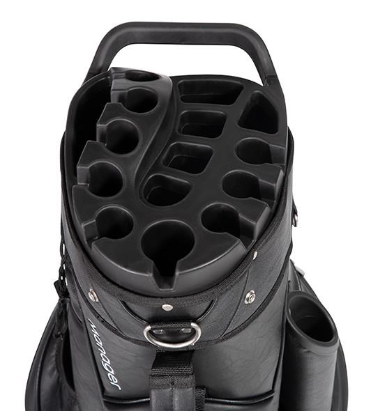 JuCad Manager Plus Cartbag, schwarz/grau