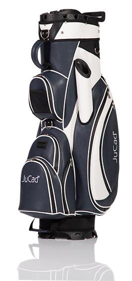 JuCad Manager Plus Cartbag, dunkelblau/weiss