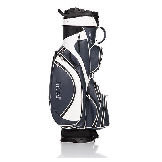 JuCad Manager Plus Cartbag, dunkelblau/weiss
