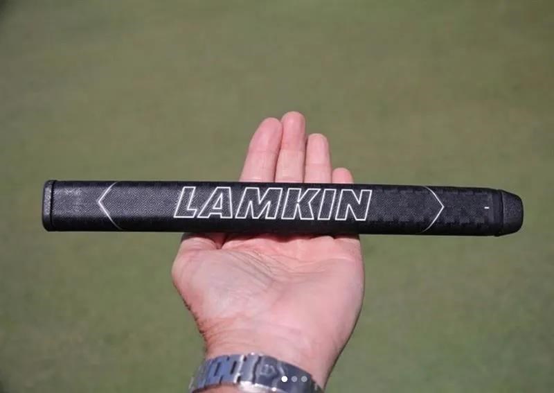 Lamkin SINKFIT Rubber Straight Putter Griff, STANDARD, schwarz/rot