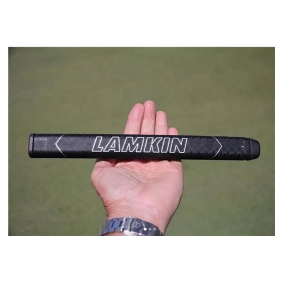 Lamkin SINKFIT Rubber Straight Putter Griff, STANDARD, schwarz/rot