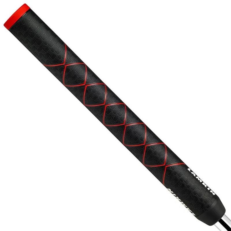 Lamkin SINKFIT Rubber Straight Putter Griff, STANDARD, schwarz/rot