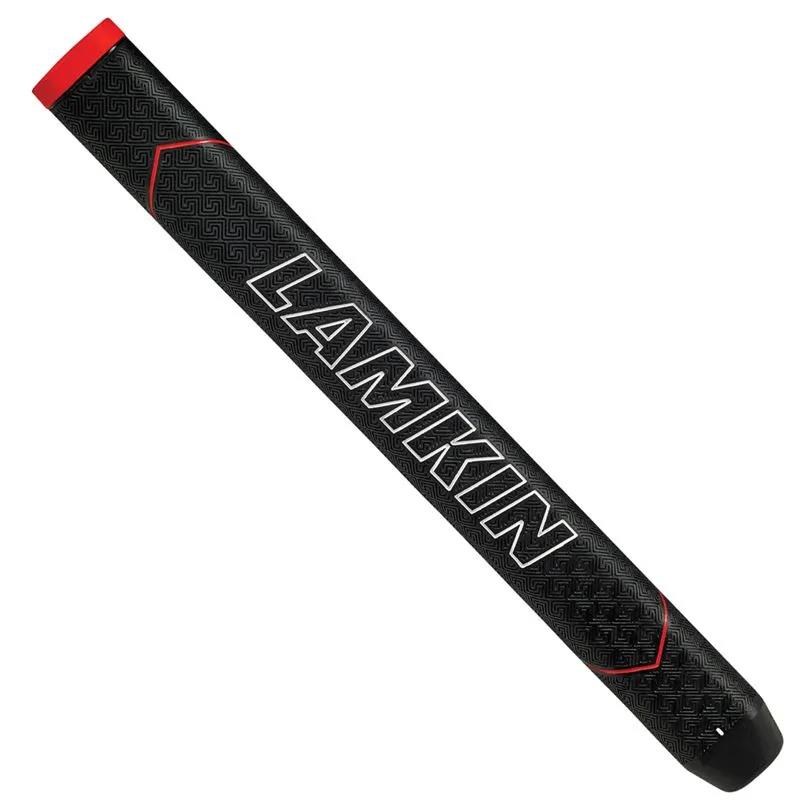 Lamkin SINKFIT Rubber Straight Putter Griff, STANDARD, schwarz/rot