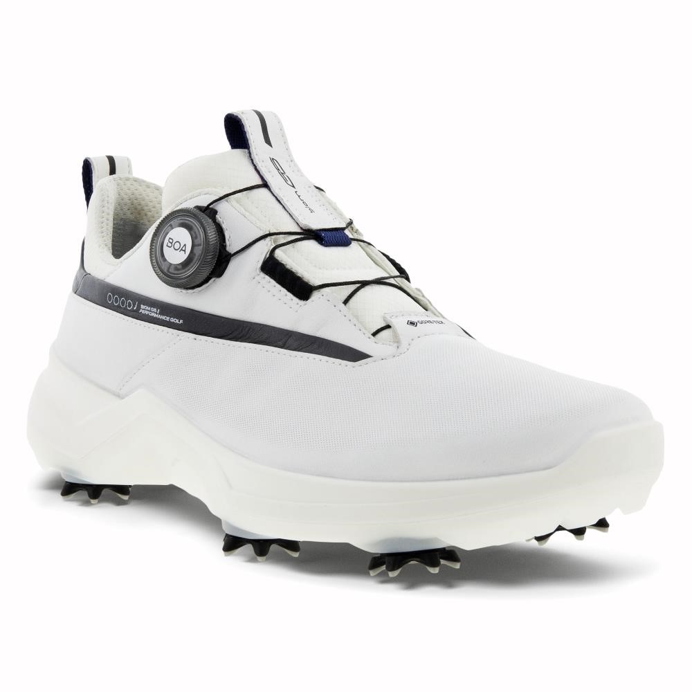 Ecco Biom G5 BOA Herren Golfschuhe, weiss/schwarz