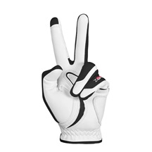 Zoom Hybrid Herren Handschuh, weiss/schwarz/rot