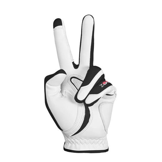 Zoom Hybrid Herren Handschuh, weiss/schwarz/rot