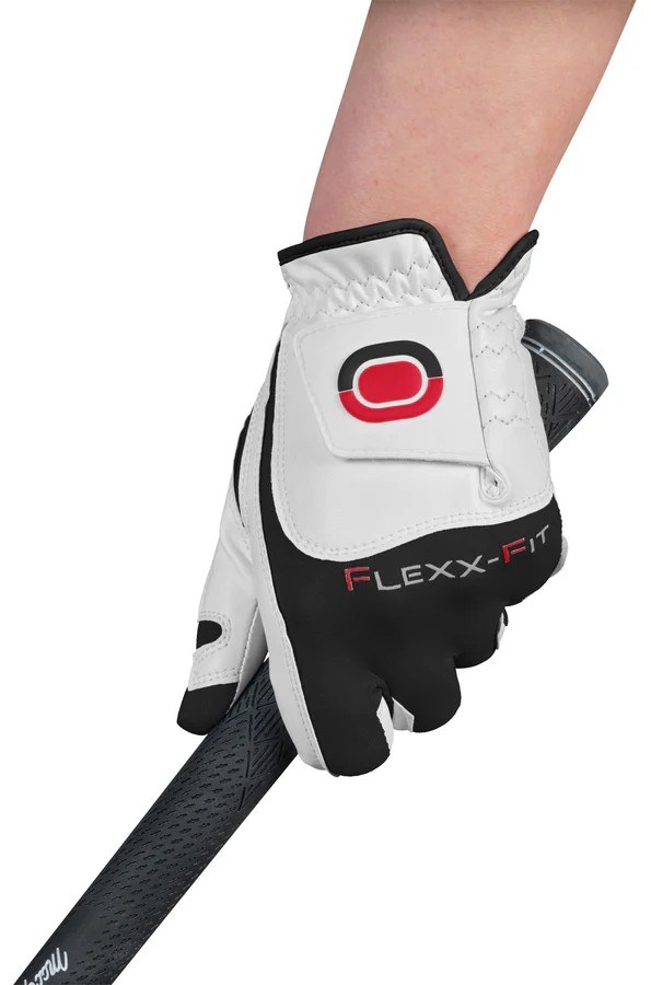 Zoom Hybrid Herren Handschuh, weiss/schwarz/rot
