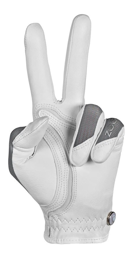 Zoom Sun Style Damen Golfhandschuh, weiss/grau