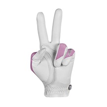 Zoom Sun Style Damen Golfhandschuh, wiess/rosa